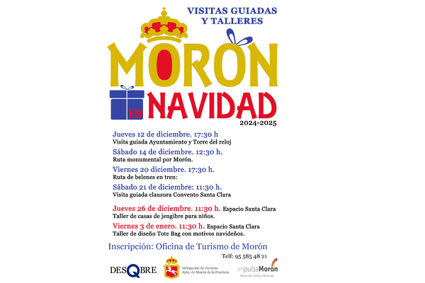 VISITAS GUIADAS Y TALLERES NAVIDAD 2024-25