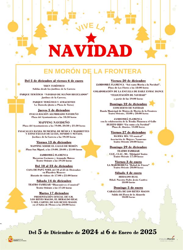 PROGRAMACIÓN DE NAVIDAD MORÓN DE LA FRONTERA 2024-25