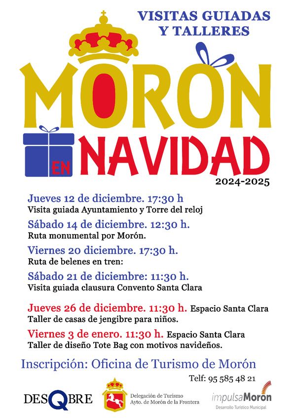 VISITAS GUIADAS Y TALLERES NAVIDAD 2024-25